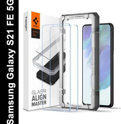 Spigen Edge To Edge Tempered Glass for Samsung Galaxy S21 FE 5G(Pack of 2)