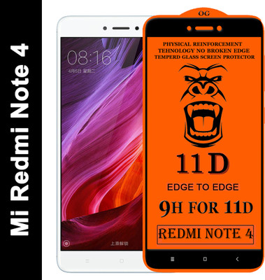 Xester Edge To Edge Tempered Glass for Mi Redmi Note 4(Pack of 1)
