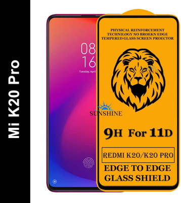 SUNSHINE Edge To Edge Tempered Glass for Mi K20 Pro(Pack of 1)