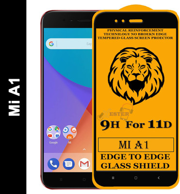 Xester Edge To Edge Tempered Glass for Mi A1(Pack of 1)