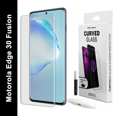 COVER CAPITAL Edge To Edge Tempered Glass for Motorola Edge 30 Fusion(Pack of 1)