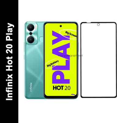 Gorilla Original Edge To Edge Tempered Glass for Infinix HOT-20 Play(Pack of 1)