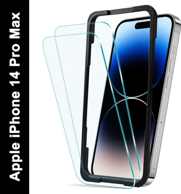 CZARTECH Tempered Glass Guard for Apple iPhone 14 Pro Max(Pack of 2)