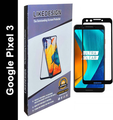welldesign Tempered Glass Guard for Google Pixel 3, Pixel 3(Pack of 1)