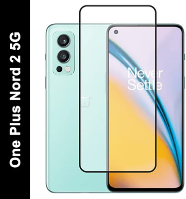 AKSHUD Edge To Edge Tempered Glass for OnePlus Nord 2 5G(Pack of 1)
