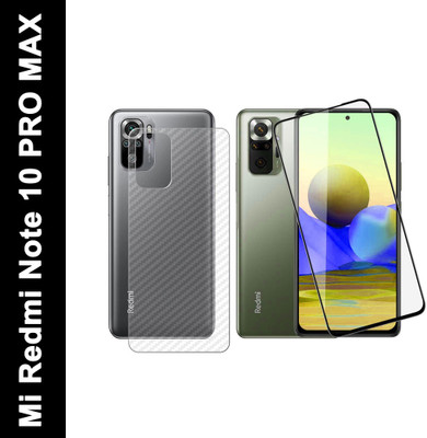 LILLIPUT Front and Back Tempered Glass for Mi Redmi Note 10 PRO MAX(Pack of 1)