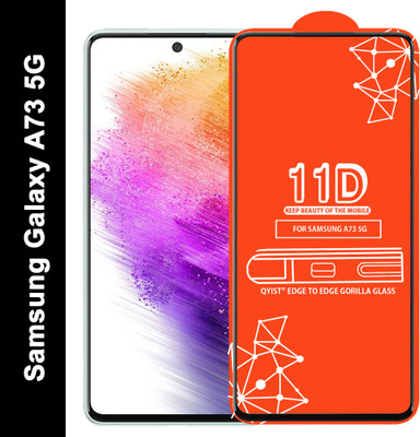 Qyist Edge To Edge Tempered Glass for Samsung Galaxy A73 5G(Pack of 1)