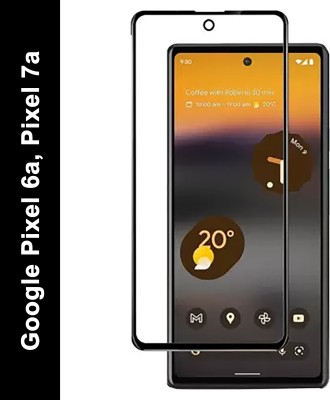 GadgetM Edge To Edge Tempered Glass for Google Pixel 7A, Google Pixel 6A, Primium Quality G Rhino Glass(Pack of 1)