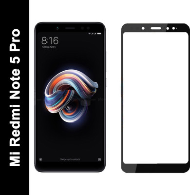 Flipkart SmartBuy Edge To Edge Tempered Glass for Mi Redmi Note 5 Pro(Pack of 1)