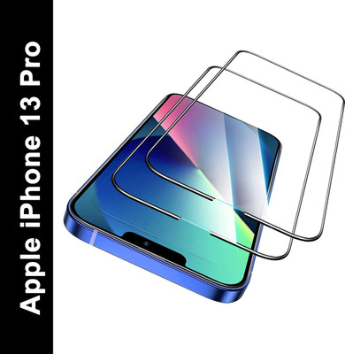 DSCASE Edge To Edge Tempered Glass for Apple iPhone 13, APPLE iPhone 13, Apple iPhone 13 Pro (6.1)(Pack of 1)