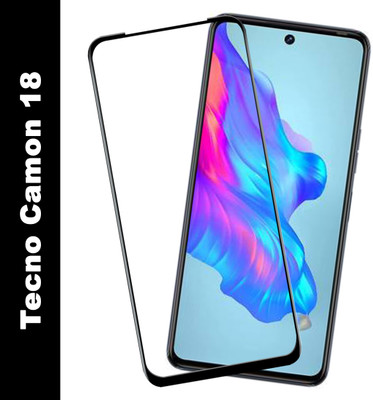 VAlight Edge To Edge Tempered Glass for Tecno Camon 18(Pack of 1)
