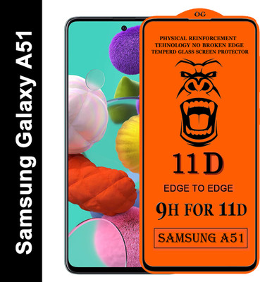 Xester Edge To Edge Tempered Glass for Samsung Galaxy A51(Pack of 1)