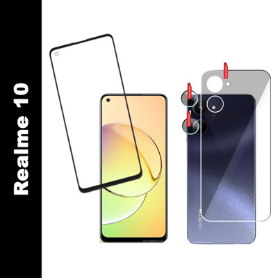 FINCH Front and Back Tempered Glass for REALME 10(Pack of 2)