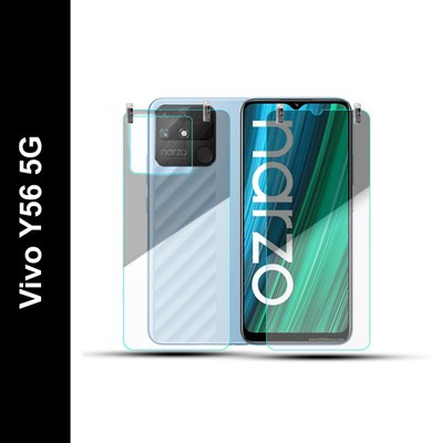 FINCH Front and Back Tempered Glass for VIVO Y56 5G, VIVO T2X 5G(Pack of 1)