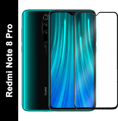 Amzio Edge To Edge Tempered Glass for Mi Redmi Note 8 Pro, Redmi Note 8 Pro, (6D)(Pack of 1)