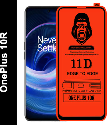 Laxdom Edge To Edge Tempered Glass for ONEPLUS 10R(Pack of 1)