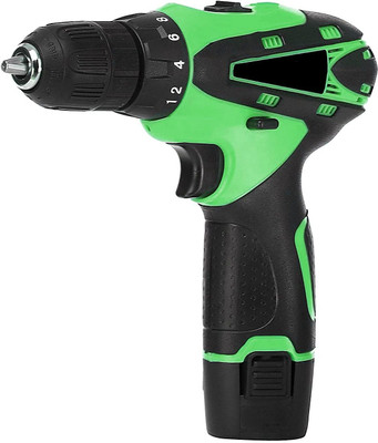 XDLB 10mm Multi Function Plastic Cordless Drill Screw Driver 10mm with Batteries & LED Light Guided -Keyless Chuck -Reverse Forward Motion 12V Lithium-Ion 1.2Ah Collated Screw Gun(Cordless)