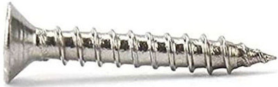 Chandanwala Stainless Steel Bugle Head Machine Screw(19 mm Pack of 50)