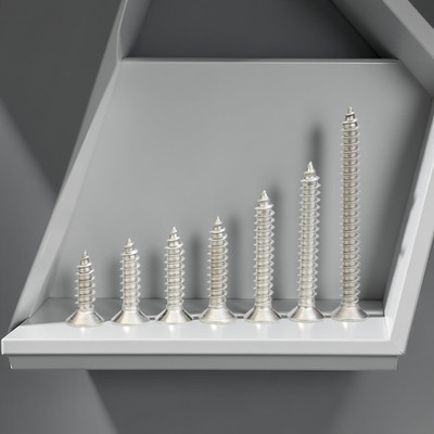 swaroopa Stainless Steel Bugle Head Chipboard Screw(3.5 mm Pack of 100)
