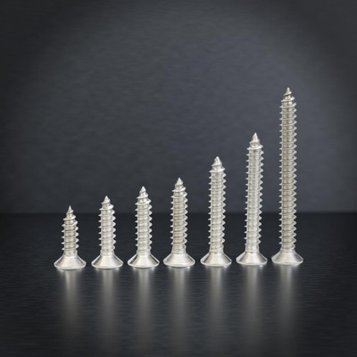 swaroopa Stainless Steel Bugle Head Chipboard Screw(4 mm Pack of 100)