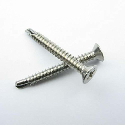 Jagger Stainless Steel Mushroom Chipboard Screw(10 mm Pack of 4)