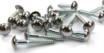 Implemental Steel Flat Head Mirror Screw(19 mm Pack of 25)