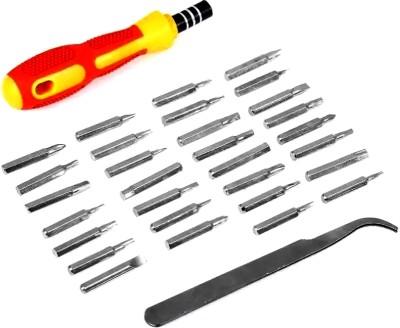 BRTION Screw driver set, computer, mobile repairing tool kit screwdriver set for home Ratchet Screwdriver Set(Pack of 32)