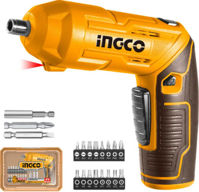 INGCO CSDLI0442 Cordless Screwdriver - CSDLI0442 Screwdriver Bit Set(Pack of 1)