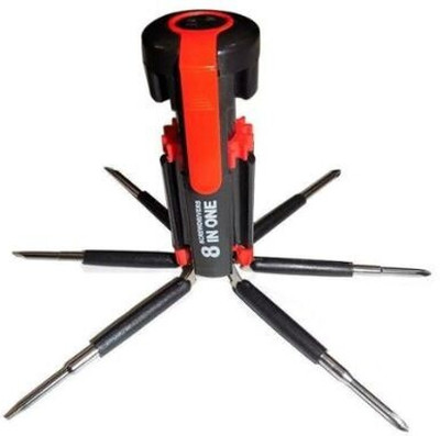 Gree9 Store 8-in-1 Portable Repair with Magnetic Heads Pack of 1 Standard Screwdriver Set(Pack of 1)
