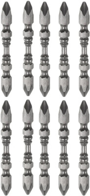 Inditrust 10pcs Magnetic Screwdriver Bit Set Ph2 bit ++ 1/4Inch Hex Shank Cross Screw Screwdriver Bit Set