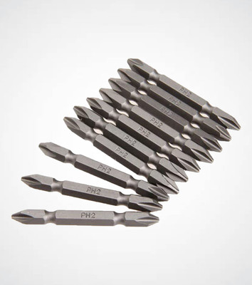 Kiesh 10 Pcs Screwdriver Bits PH2 Plus Plus (+)(+) Screwdriver Bit Set Impact Screwdriver Set(Pack of 10)