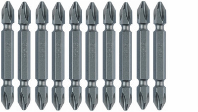 ALPHABET PH2-65MM +/+ Screwdriver Bit Set(Pack of 10)