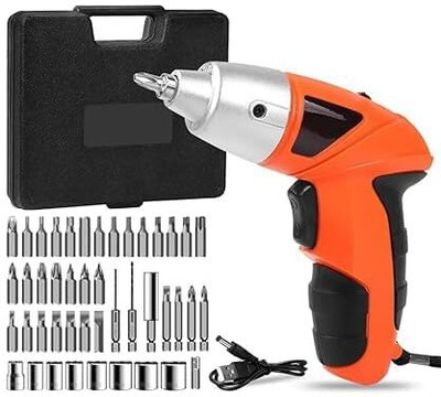 VINSU VN - 1527 45-in-1 Cordless Electric Screwdriver Tool Kit Set with Rechargeable Battery Screwdriver Bit Set(Pack of 1)