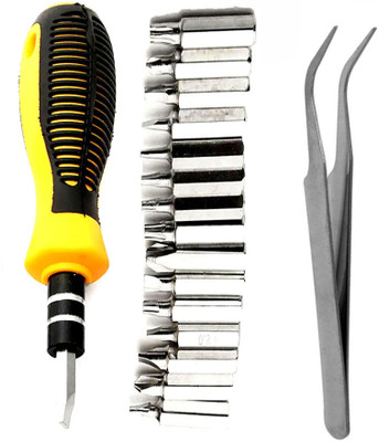 BRTION Mini Screwdriver Bits Set with Magnetic Flexible Screwdriver Tool Set Ratchet Screwdriver Set(Pack of 32)