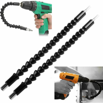 h9 2pcs dill screwdriver bit multifunctional Snake flexible shaft extension rod Screwdriver Bit Set(Pack of 2)
