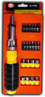 Shopper52 Multipurpose Screwdriver Socket Set Tool Kit Combination Magnetic Wrench Combination Screwdriver Set(Pack of 36)