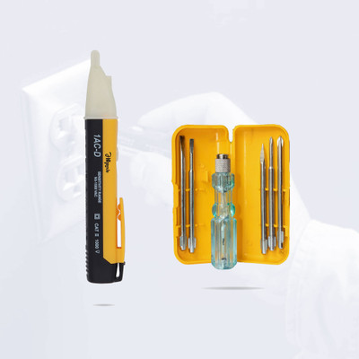 Hillgrove HGCM291M1 5in1 Multipurpose Repair Screwdriver Set Tool Kit with Voltage Tester Combination Screwdriver Set(Pack of 2)