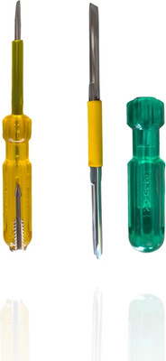 HBZ 2in1 Screw Driver Line Tester Combo Set 2pcs Combination Screwdriver(Pack of 2)