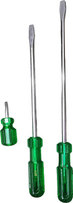Riva TCS-02 Heavy duty screwdriver set Long Handle Screwdriver Set(Pack of 3)