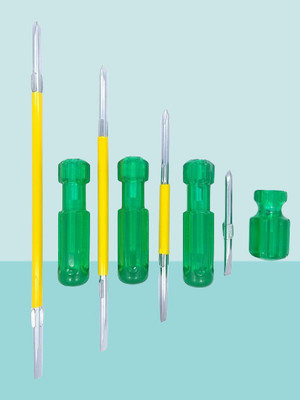 PERFECT TECH Pack-of-4-with-Magnetic-Tip038 Combination Screwdriver Set(Pack of 4)