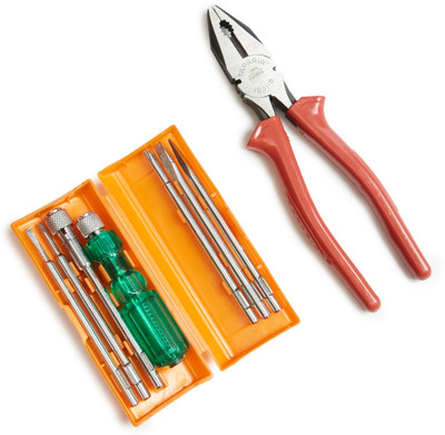 TAPARIA TAPARIA TOOLS TK-064 840 1621-8 Screwdriver Plier Set Combination Screwdriver Set(Pack of 2)