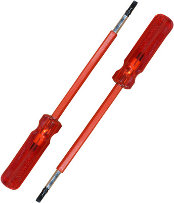Digital Craft 8inch Reversible Magnetic Screwdriver – Dual-Ended Spanner Bit Tool Combination Screwdriver Set(Pack of 2)