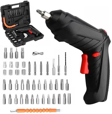 vamcoz Screwdriver Kit| 47 in 1 Electric Bits Set Rechargeable Screw Gun Combination Screwdriver Set(Pack of 1)