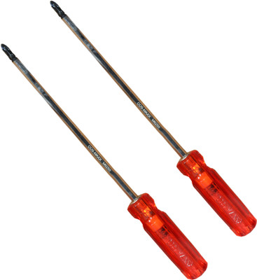 Digital Craft 2-in-1 Reversible Screwdriver – 8inch Magnetic Tool for DIY & Maintenance Jobs Combination Screwdriver Set(Pack of 2)