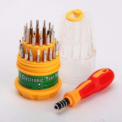 B K Jagan and Co Repairing Screwdriver Tool Set Kit Magnetic-31 in 1 Impact Screwdriver Set(Pack of 1)