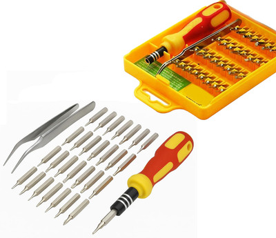 creativecraft 31-1 Pieces Kit Combination Screwdriver Set Combination Screwdriver Set(Pack of 31)