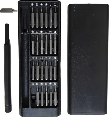 TECHSHIP 24 in 1 Mini Screwdriver Set with Magnetic Head I Precision Screwdriver Set(Pack of 1)