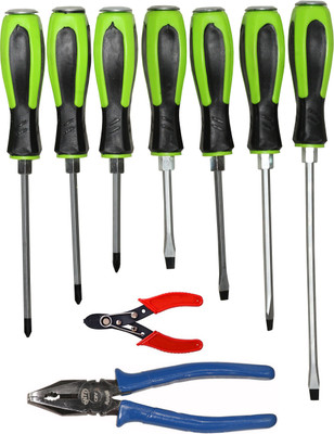 Digital Craft 7pcs phillips and slotted set screwdriver kit soft handle universal tool Combination Screwdriver Set(Pack of 1)