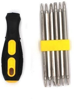 Toolihub 12 In 1 Multi Utility screwdriver Set For Domestic And Professional Use Combination Screwdriver Set(Pack of 7)