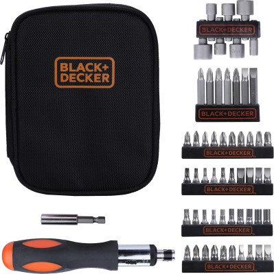 BLACK+DECKER Ratchet Screwdriver Ratchet Screwdriver Set(Pack of 1)